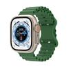 Силиконовый ремешок для Apple Watch Ultra 1 2 3, 49 мм, браслет для iWatch Series 9 8 7 6 5 4 3 2 SE, 42 мм 44 мм 45 мм, сменные ремешки
