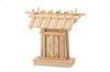 Shinto Shrine Village Shinto Shrine Kiso Hinoki Board Roof Single Shrine Natural