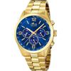 Watch - LOTUS - 18153/A - Gold Steel - Blue Dial - Chronograph - Water Resistant 5 ATM