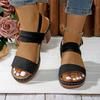 Fashion Ladies Shoes 2025 Hot Sale Open Toe Women's Sandals Fashion Buckle Strap Summer New Casual Plus Size Best Seller Heeled Sandals