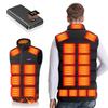 Высокотемпературный нагревательный жилет 3A с высокой выходной мощностью 40000 мАч, электрический нагревательный жилет, включающий нагревательный жилет двойного назначения, генерирующий 23 места во всех