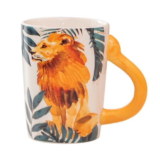 Water Cup 3D Animal Design Kids Ceramic Cup Children Role Play Coffee Mug Learning Through Play Cup Drinkware