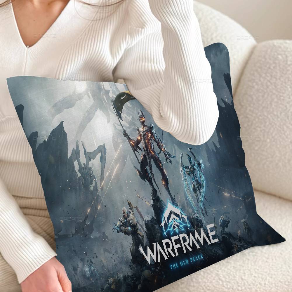 Warframes Gamer Pillowcase Toon Gift Cushion Cover Bedroom Home Sofa Chair Seat Decor Pillow Case