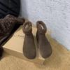 2025 Autumn and Winter New Thickened Velvet Inner Fluffy Short Boots Autumn and Winter New Warm Side Zipper Boots Cotton Boots