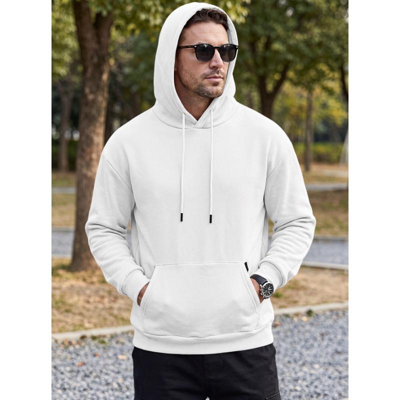 Men S American Style Pullover Hoodie With Side Anti Theft Zipper Kangaroo Pocket