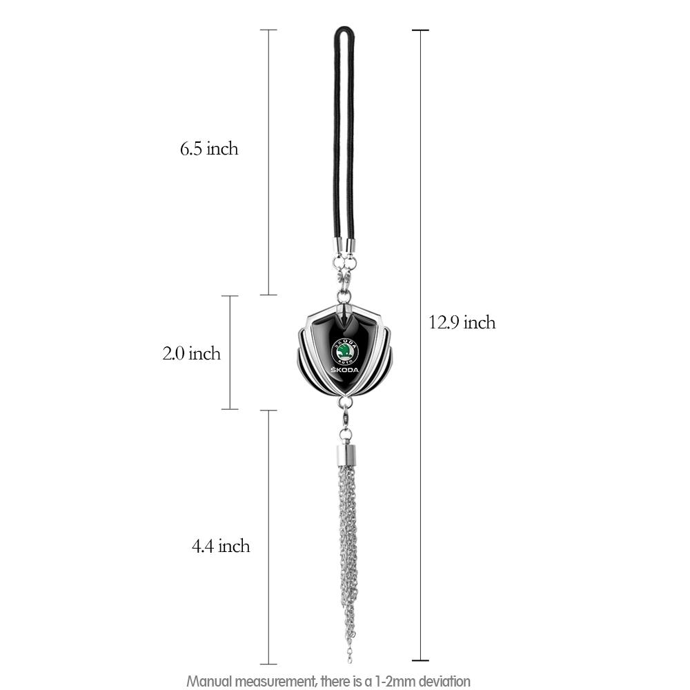 Car Interior Hanging Ornament Rearview Mirror Pendant Decor For Skoda Octavia Kodiaq Fabia Karoq Superb Scala Rapid Kamiq VRS S ulvc23