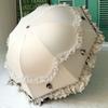 Lace Flower Women Sun Parasol Sunscreen Portable Compact Black Coating Anti UV Rain Umbrella Girl Princess Sunshades Vintage