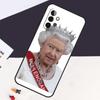 England Queen Elizabeth II Case For Samsung Galaxy A05 A06 A26 A16 A56 A36 A22 A32 A52 A54 A34 A14 A55 A15 A53 A33 A35