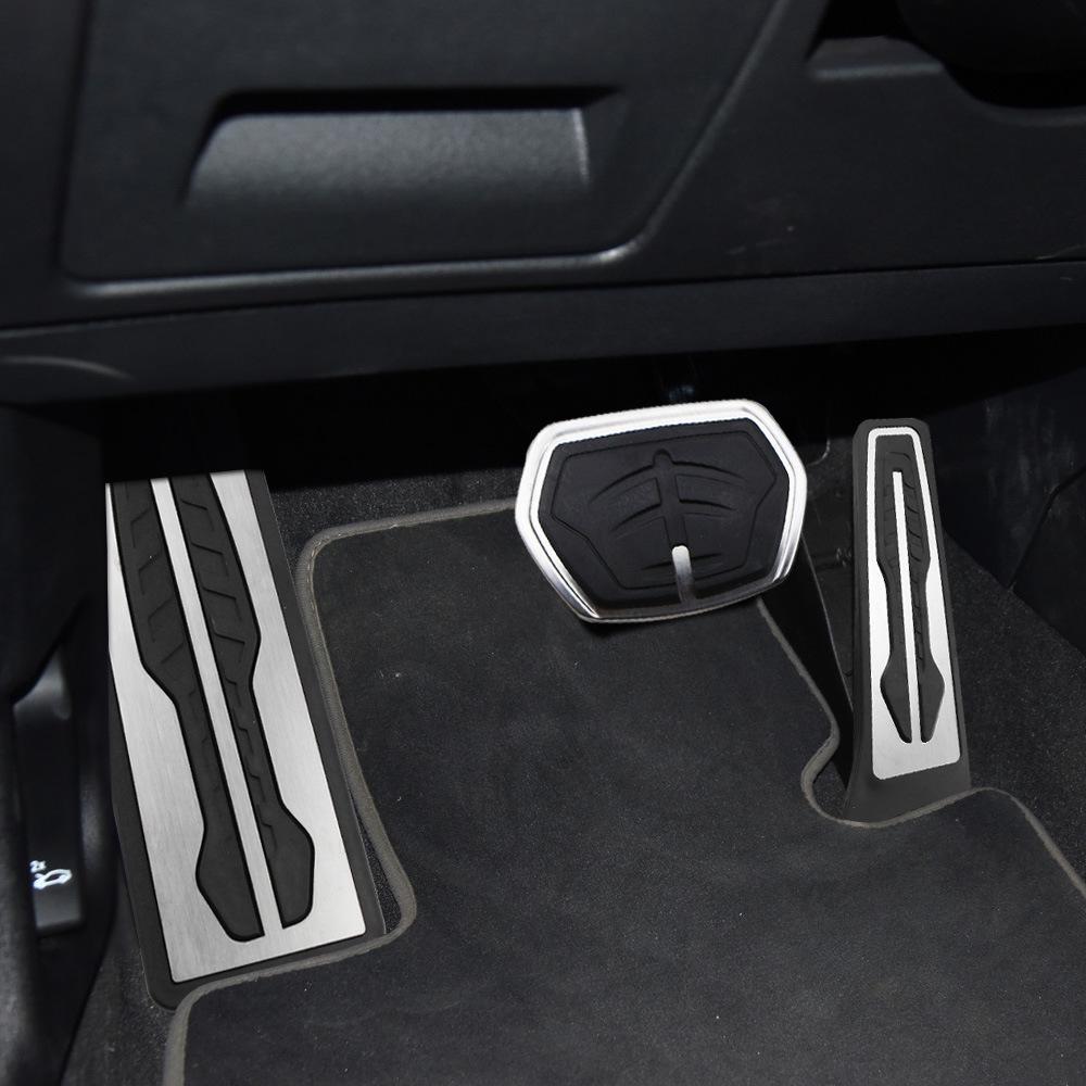 Накладки на педали тормоза и акселератора из нержавеющей стали для BMW X1 F48 2016-2019 и 2 Series Touring