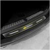 Car Rear Trunk Stickers Plate Protector Transparent Decorative Auto Accessories For Chevrolet Silverado Impala Malibu Camaro