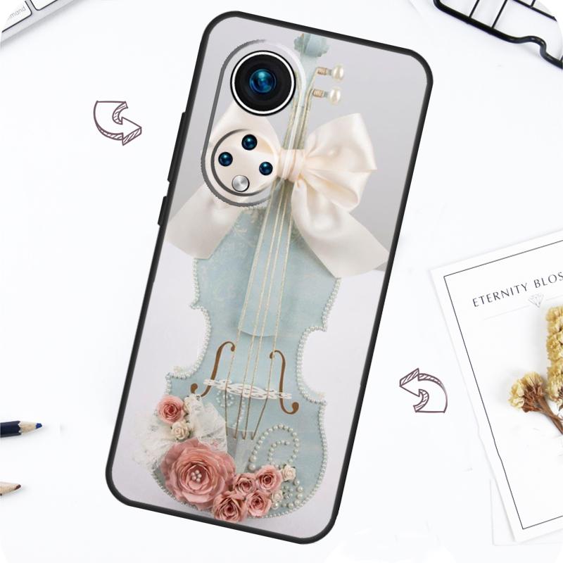 Крутой музыкальный чехол для скрипки для Honor Magic 5 6 7 Lite Honor 200 Pro X8b X9a X8a X8 X9 X9c X9b 50 70 90 Lite Чехол