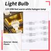 Лампа галогенная A84E-12V 20W, теплый белый свет, цоколь bi-pin, 8 шт.