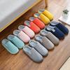 Mao Mao Slippers Autumn and Winter Indoor Home Furnishing Fleece Non-slip Plush Drag Couple Thick-soled Warm Cotton Slippers