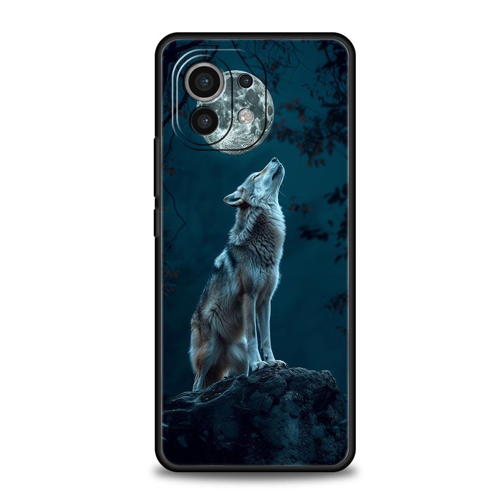 Чехол для телефона Волк Для Xiaomi 17 14 15 13 14T 13T 12T 11T Pro 12 11 Lite Poco X7 X5 X3 NFC F7 F6 Мягкий чехол