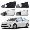 ZATOOTO Toyota Prius 50 Series Sunshade Mesh Light Insect Sun and Set of 4 Vehicle-Specific Curtains, Magnetic, Dual-Layer, Blocking, Repellent,
