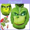 Толстовка с капюшоном Rascal Green Monster The Grinch для мужчин, изготовленная из мягкого и дышащего материала для комфортной носки