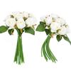 24 Pcs/lot Fake Flowers Rose Artificial Flowers Wedding Bouquet Silk Rose Flower for Home Party Decoration