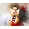 Diy Diamond Painting Cross Stitch Round Kits Diamond Embroidery Couple Dance Portrait Needlework