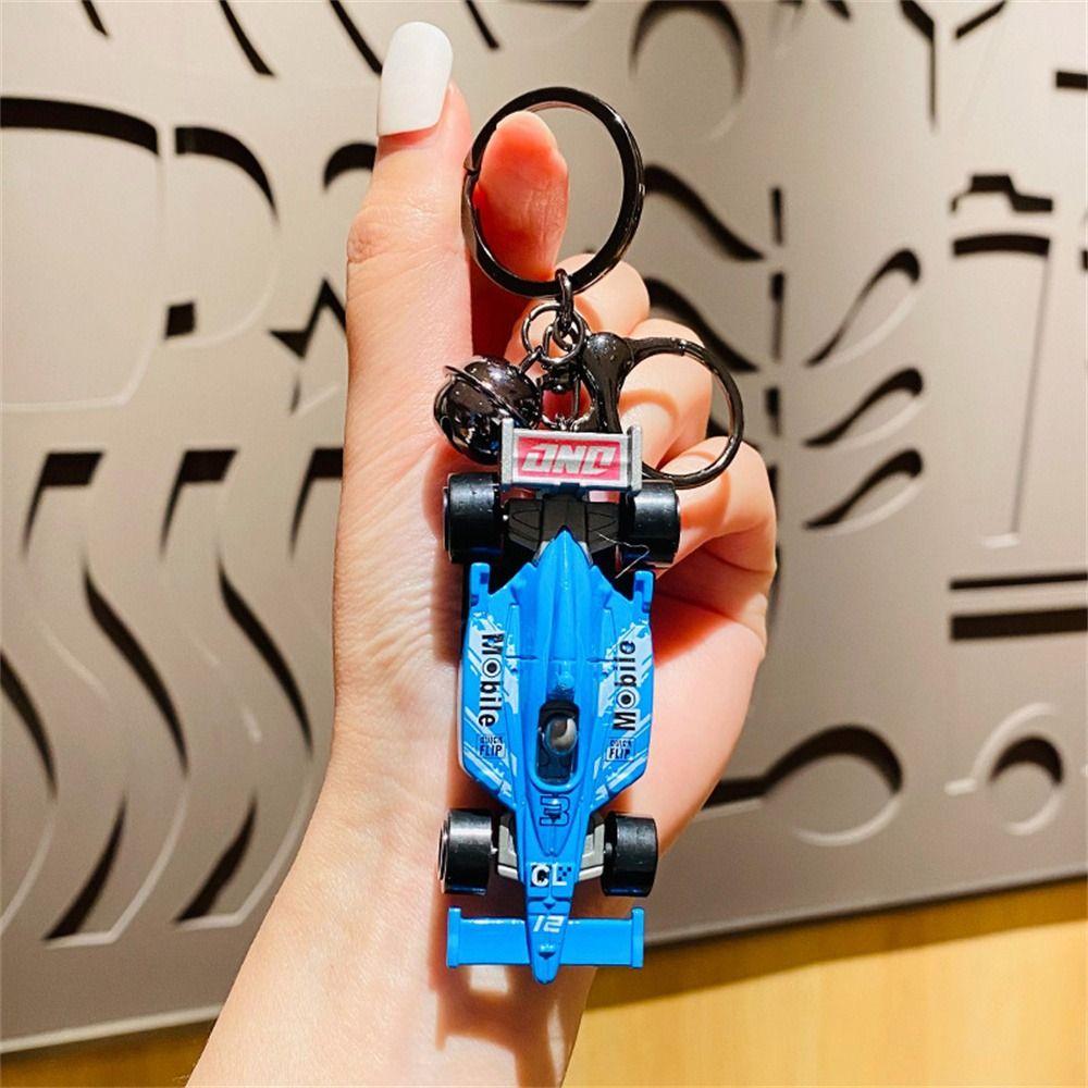 Bag Ornament Racing Car Keychain Exquisite Car Pendant for Kids Car Model Keyring Boys and Girls