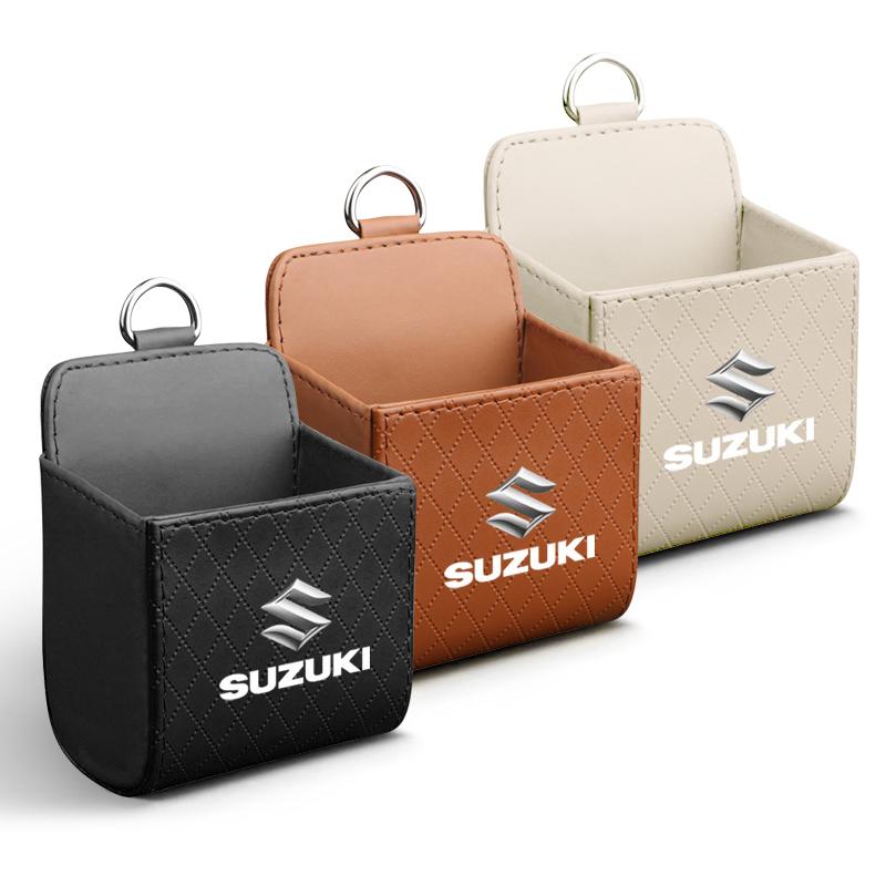 Сумка для хранения в салоне автомобиля, сумка для мусора на воздуховоде, подвесной органайзер-бокс для Suzuki Jimny Samurai S-Cross SX4 GW250 Swift XL-7 ALTO IGNIS, аксессуары