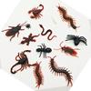 10Pcs Realistic Fake Insects Toy Scary Plastic Roaches Spiders Centipede Ant Artificial Bug Prop for Party Tricks and Pranks