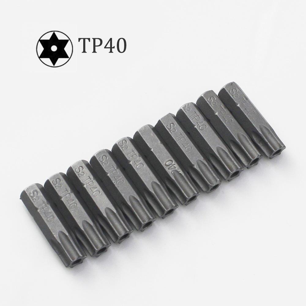 Набор из 10 бит Torx для отверток с шестигранным хвостовиком 1/4 Star T8 T10 T15 T20 T25 T30 T35 T40, биты для отверток для ручных инструментов для дома