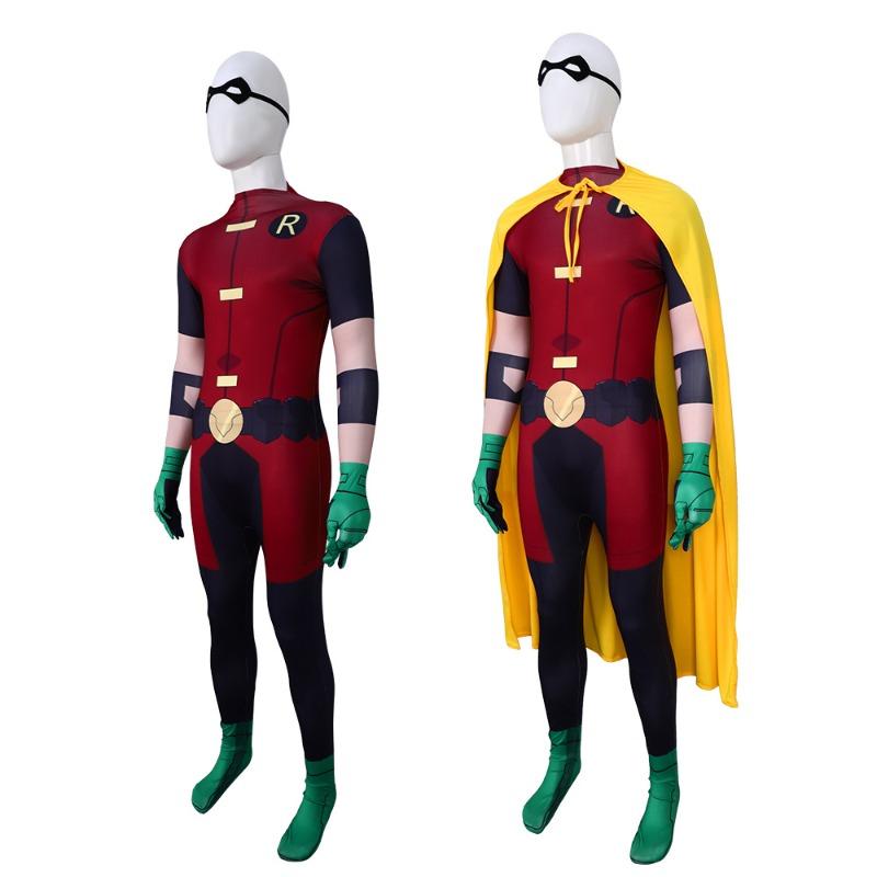 Хэллоуин Меньше Титана Костюм Робина Косплей Бэтмена Сценический костюм