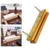 Flat Paper Press Machine, Binding Machine Portable Wooden Bookbinding for Home
