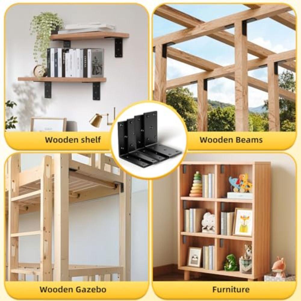 Прочные L-образные уголки Прямоугольные уголки Угловые кронштейны Опоры для шкафов