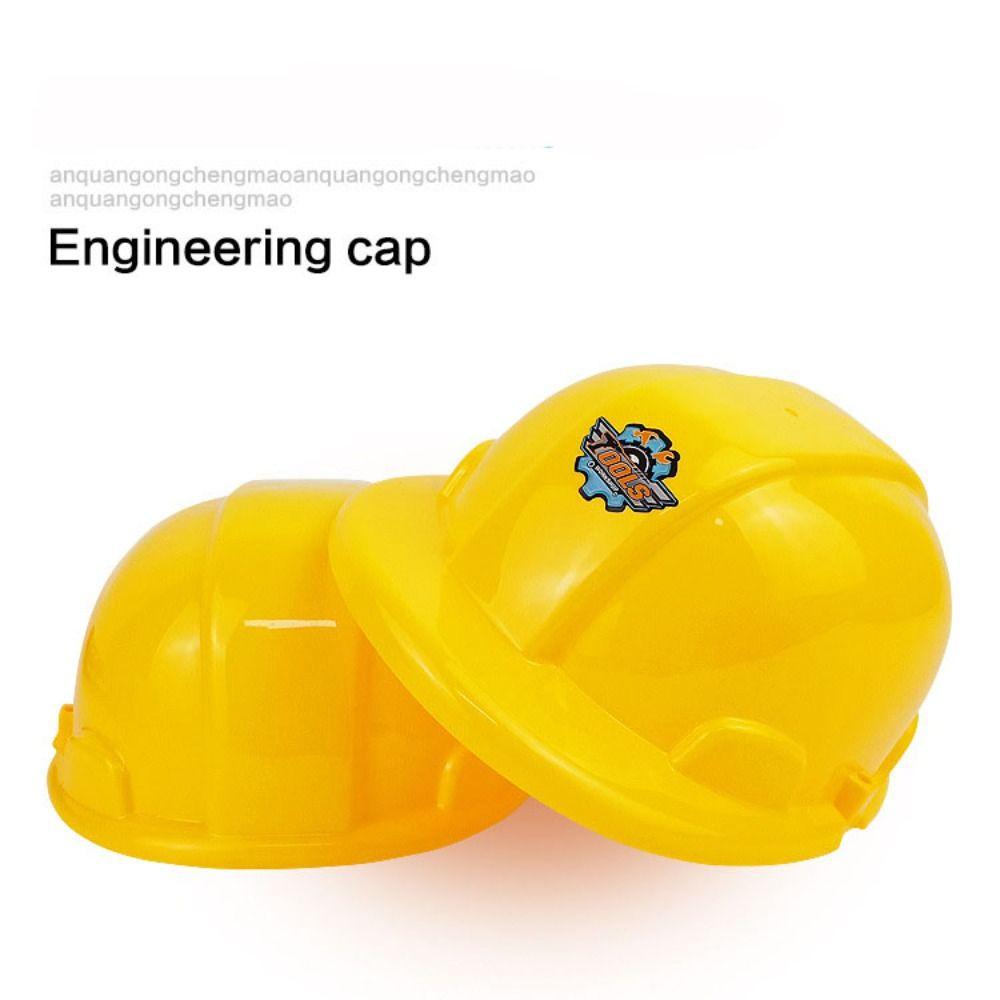 Plastic Play House Worker's Hat Construction Worker Helmet Kids Birthday Party Decor Supplies