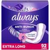 Always Anti-bunch Xtra Protection Liners, Extra Long - 92ct