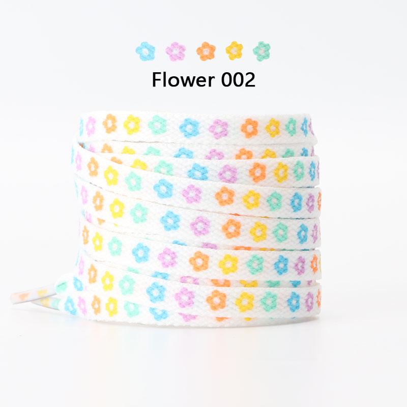 Плоские шнурки для кроссовок Шнурки для обуви с сердечками и любовью Цветы Маленькие ромашки Сакура Шнурки для обуви Высокие холщовые шнурки для обуви