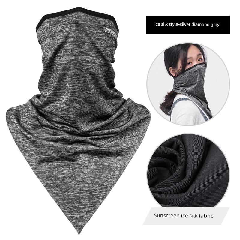 Rock Brothers Ice Silk Magic Headscarf for Men and Women, Ice Silk Headscarf, Neck Gaiter, Summer Outdoor Sun Protection Face Mask, Neck Cover