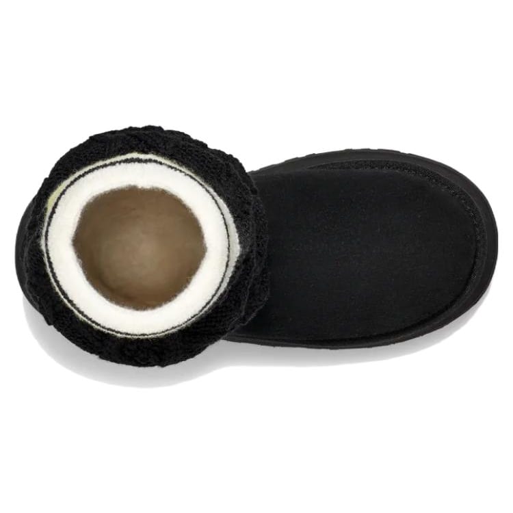 UGG Классический свитер с буквой Черный женский 1144045-BLK