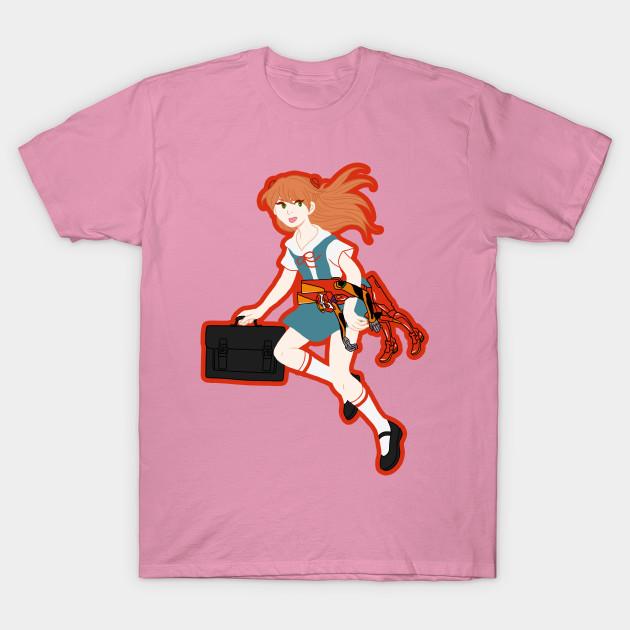 Футболка женская Asuka Langley Soryu Harajuku Print Kawaii футболка летняя женская футболка с коротким рукавом топ футболка