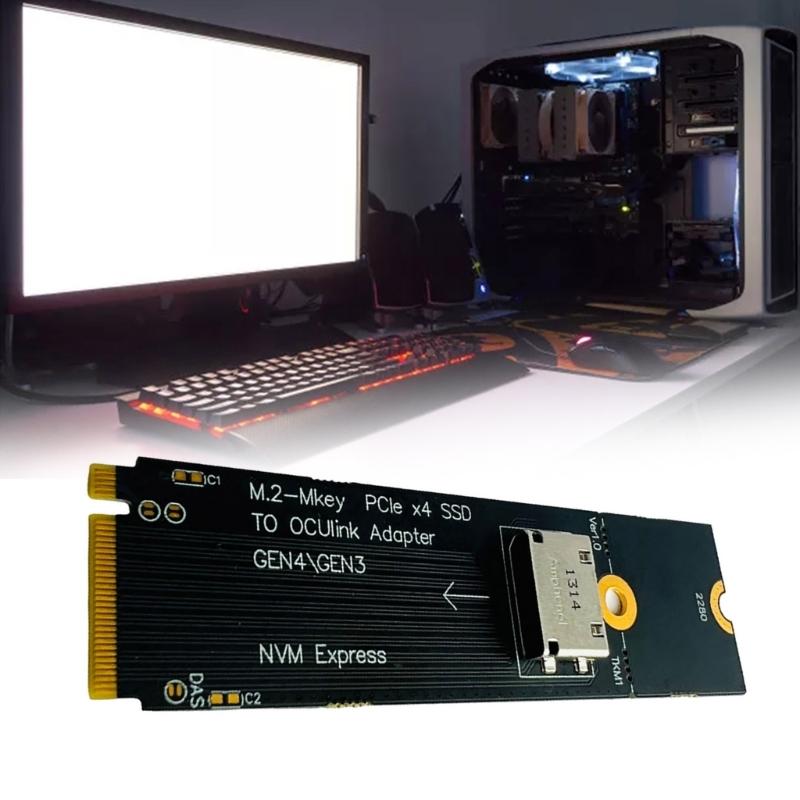 M.2 M key PCIeX4 SSD to .2 OCUlink SFF-8612 адаптер карта для 2,5-дюймового NVME .2(СФФ 8639)Карта-конвертер SSD PCIE NGFF