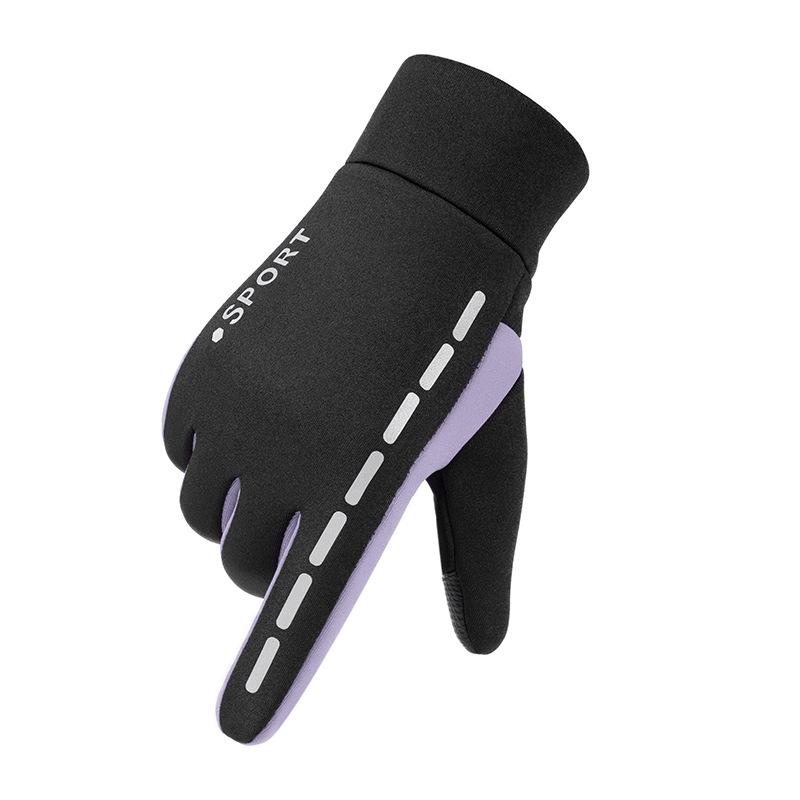 Перчатки для сенсорного экрана, мужские зимние плюшевые теплые перчатки, водонепроницаемые и ветрозащитные перчатки для альпинизма, велоспорта, мотоцикла, уличные перчатки для верховой езды