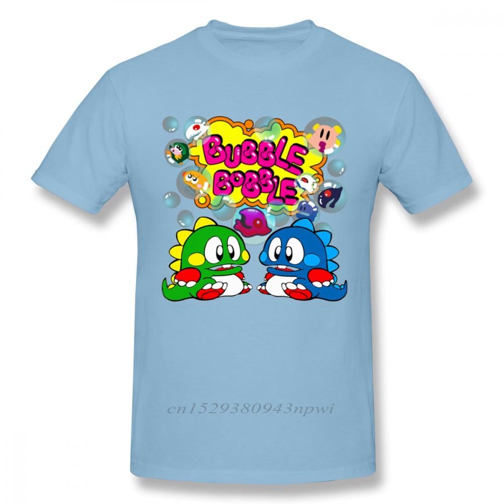 Bubble Bobble Retro Console Game Tshirt Men New Custom Old School Game T Shirt Organic Cotton Plus Size Tee Camiseta