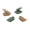 1/144 1/144 Китайский танк Тип 59 Зенитная ракета С-75 4D Сборная модель Модель для песочницы 4 шт./набор