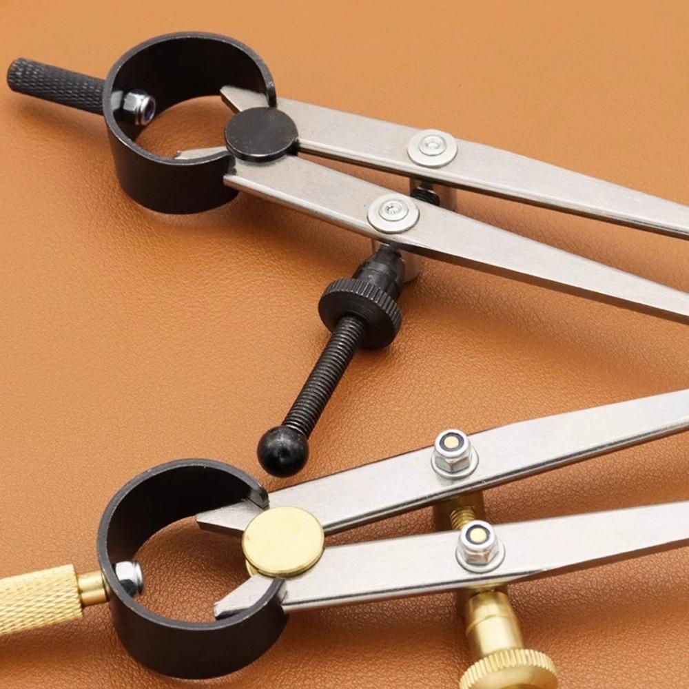 Регулируемый кожаный кромкогибочный станок своими руками, кожаный вращающийся циркуль для деревообработки, чертежный разделитель крыла, радиус штангенциркуля 10-20 м