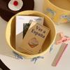 Woven Miscellaneous Basket Cartoon Coffee Table Box Cute Bow Storage Box  Desktop Storages