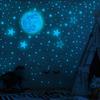 Luminous Sticker Moon Star Dot Creative Fluorescent Wall Sticker 1049pcs