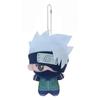 New Anime Naruto Plush Keychain Haruno Sakura Cotton Doll Kawaii Shippuden Sasuke Kakashi Stuffed Bag Charm Creative Fans Gifts