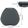 Headphone Storage Bag Carrying Case Travel Headphone Organizer Lightweight Hard Headset Case Anti-collision Zipper Design Storage Bag