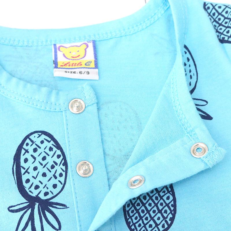 Newborn Kid Baby Clothes Short Sleeve Romper Girl Boy Clothing Cotton Snap Button