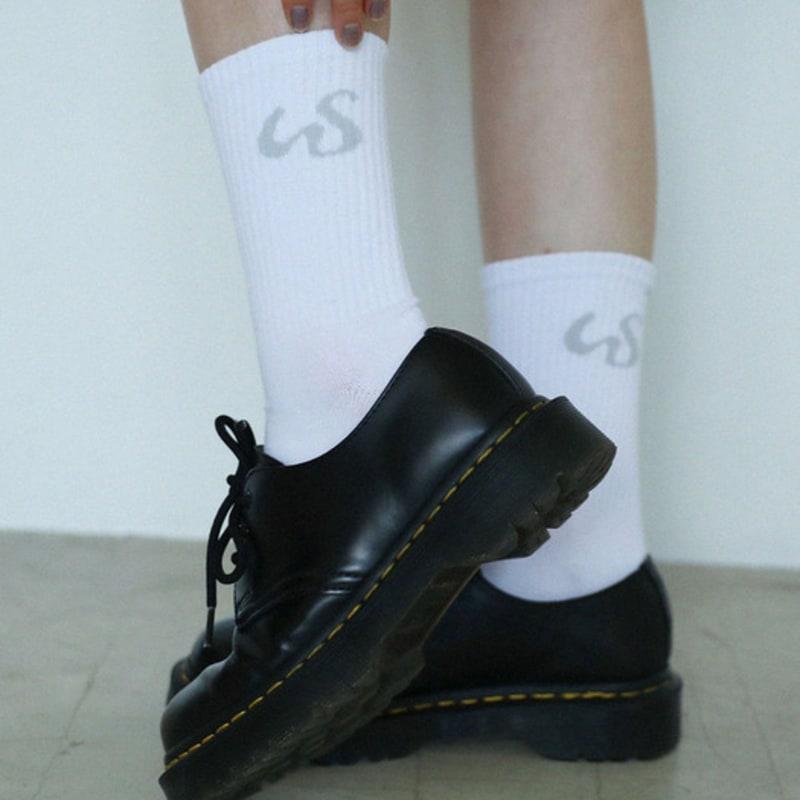 UGLYSHADOW US SPORTS SOCKS(WHITE)