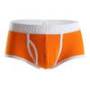 Longjiang Men's Mid-Rise Side-Opening Boxer Briefs - Solid Color, Breathable, U-Shaped