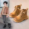 2025 Autumn/Winter New Martin Boots - Boys' & Girls' Fleece-lined Soft Sole Cotton Boots, British Style
