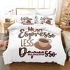 Постельное белье Depresso Односпальное Полуторное Двуспальное Евро Кинг-сайз Комплект для кровати Взрослый Детская Спальня Комплекты с пододеяльником 3D Печать Аниме Комплект простыней