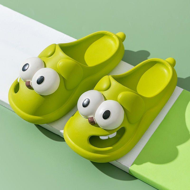 Модные домашние сандалии Kawaii, женские тапочки, летние тапочки в стиле аниме для ванной, симпатичные детские туфли для женщин 2024 года, корейский стиль, новый Y